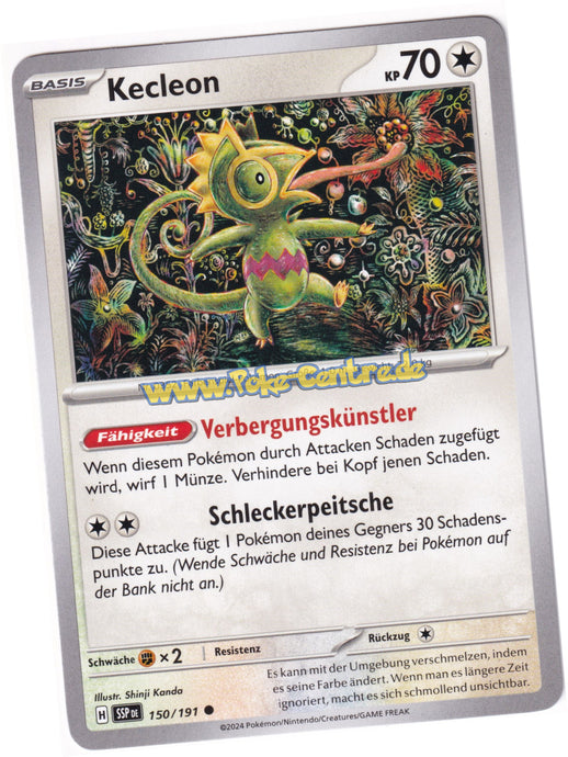 Kecleon 150/191 Common - Karmesin & Purpur - Stürmische Funken Deutsch