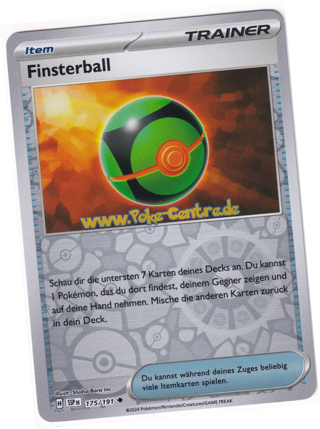 Finsterball 175/191 Uncommon Reverse Holo - Karmesin & Purpur - Stürmische Funken Deutsch