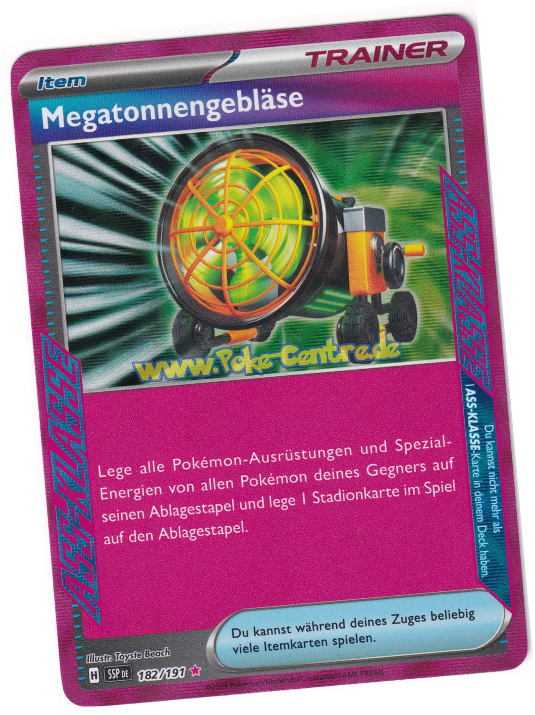Megatonnengebläse 182/191 ACE Rare - Karmesin & Purpur - Stürmische Funken Deutsch