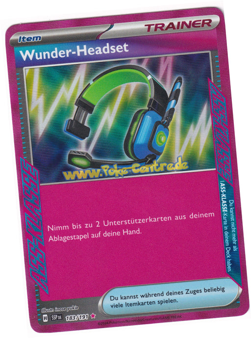 Wunder-Headset 183/191 ACE Rare - Karmesin & Purpur - Stürmische Funken Deutsch