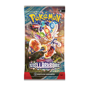 1x Pokemon Karmesin & Purpur - Stellarkrone Booster Pack