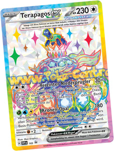 Terapagos-ex SVP DE 165 Black Star Promo - Karmesin & Purpur - Stellarkrone Deutsch