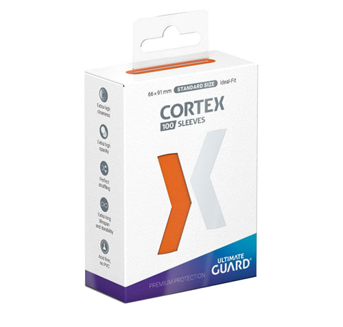 100x Ultimate Guard - Cortex - Orange - Card Sleeves