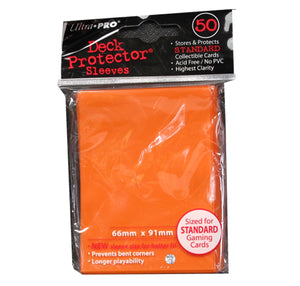 50x Ultra Pro - Orange - Card Sleeves