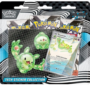 Pokemon Karmesin & Purpur schwarze Blitze (schwarz) Tech Sticker Kollektion deutsch