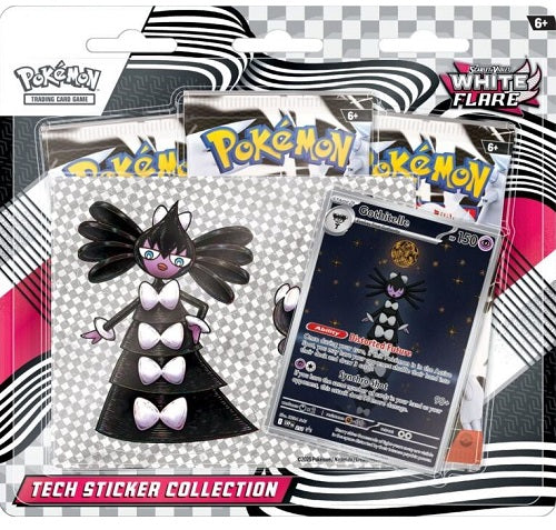 Pokemon Karmesin & Purpur Weisse Flammen (weiß) Tech Sticker Kollektion deutsch