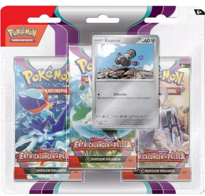 Pokemon Karmesin & Purpur - Entwicklungen in Paldea 3-Pack Blister Knattox