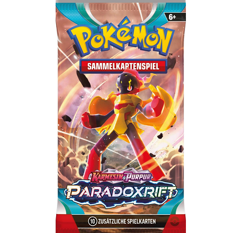 1x Pokemon Karmesin & Purpur - Paradoxrift Booster Pack