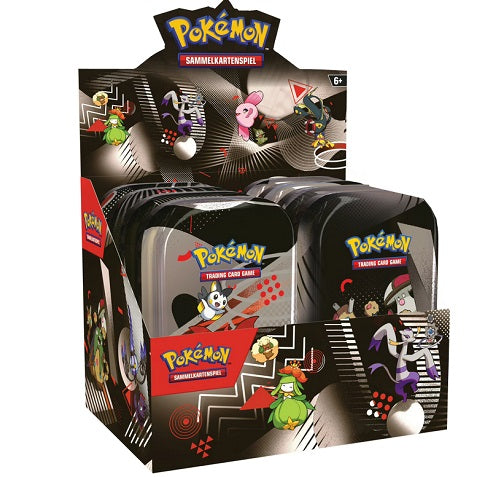 Pokemon Karmesin & Purpur - Schwarz Blitze & Weisse Flammen Mini Tins
