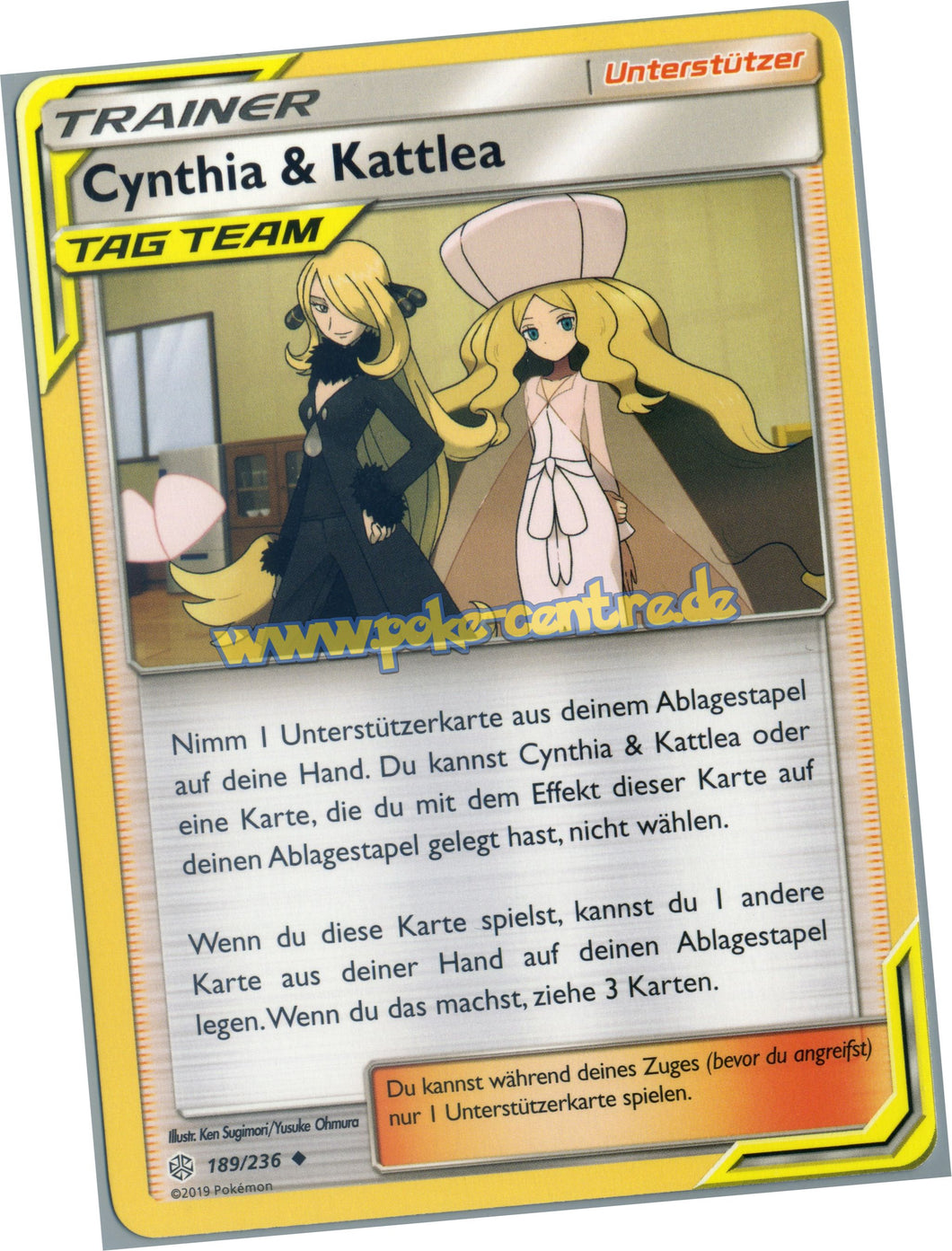 Cynthia & Kattlea Tag Team 189/236 Uncommon - Welten im Wandel