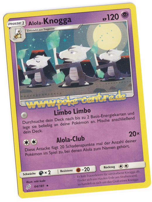 Alola-Knogga 64/181 Rare - Teams sind Trumpf Deutsch