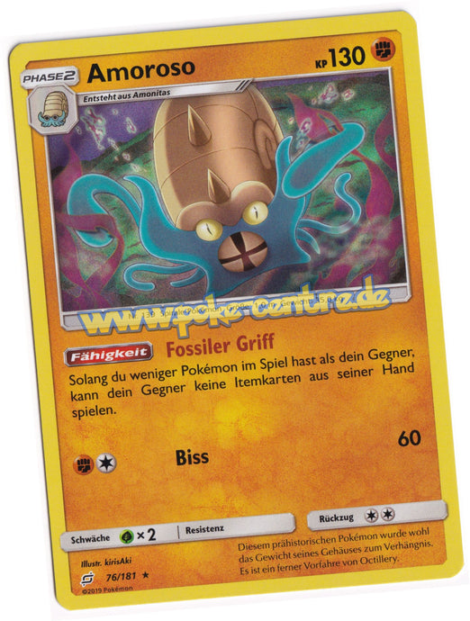 Amoroso 76/181 Rare Holo - Teams sind Trumpf Deutsch