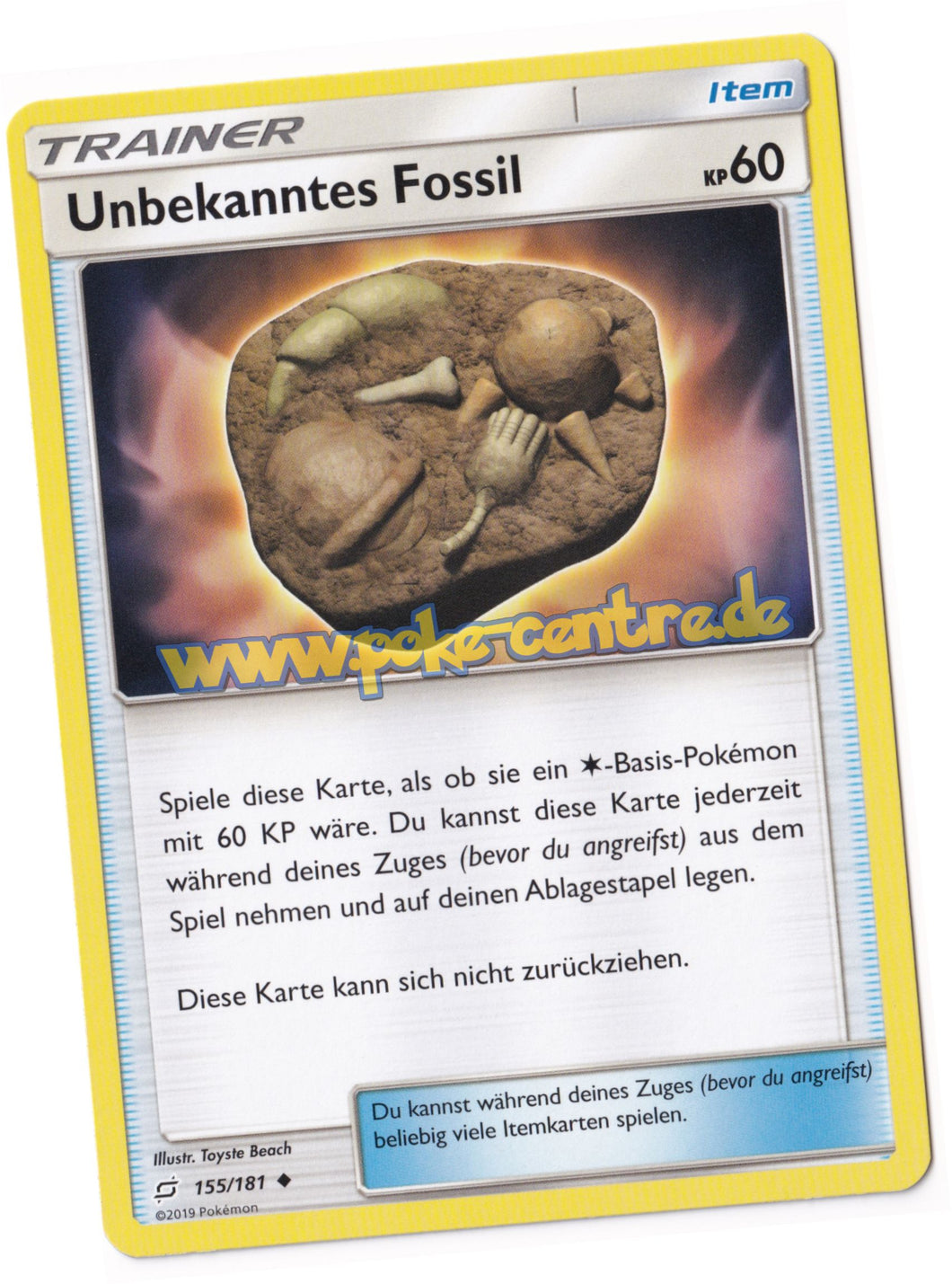 Unbekanntes Fossil 155/181 Uncommon - Teams sind Trumpf Deutsch
