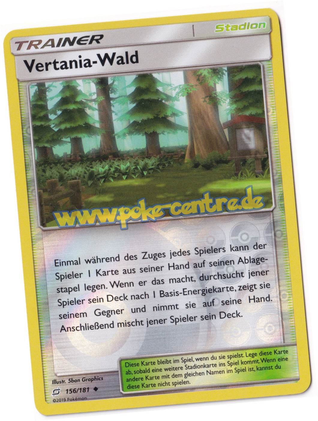 Vertania-Wald 156/181 Uncommon Reverse Holo - Teams sind Trumpf Deutsch