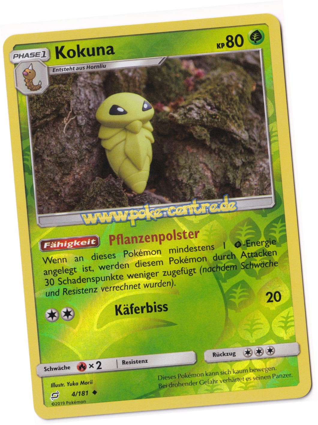 Kokuna 4/181 Uncommon Reverse Holo - Teams sind Trumpf Deutsch