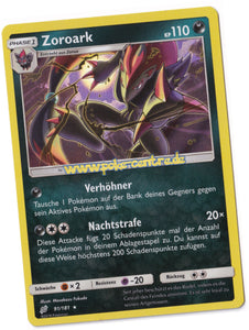 Zoroark 91/181 Rare Holo - Teams sind Trumpf Deutsch