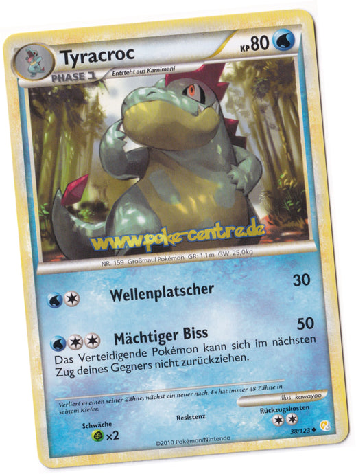 Tyracroc 38/123 Uncommon - Heartgold Soulsilver Deutsch