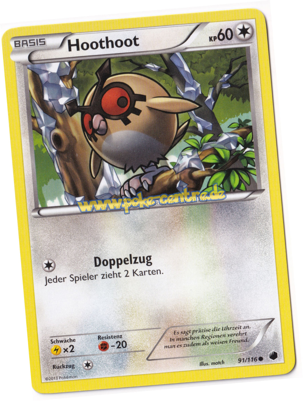 Hoothoot 91/116 Common - Plasma Frost Deutsch