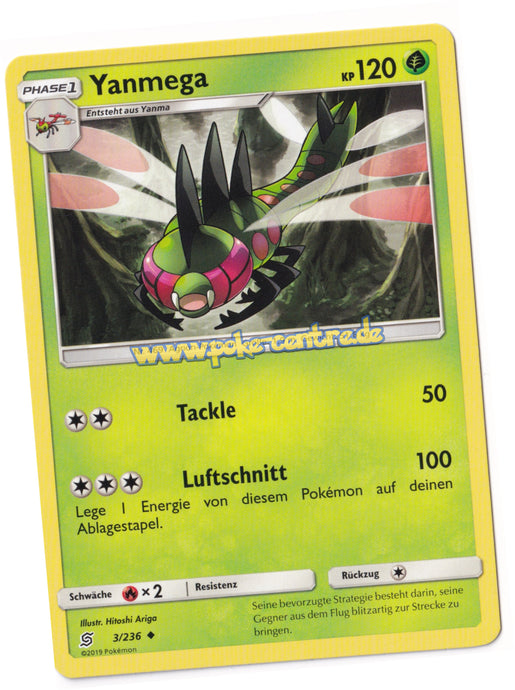 Yanmega 3/236 Uncommon - Bund der Gleichgesinnten Deutsch