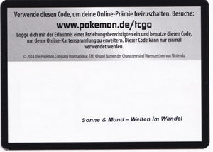 Pokémon TCGO Booster: Sonne & Mond - Welten im Wandel