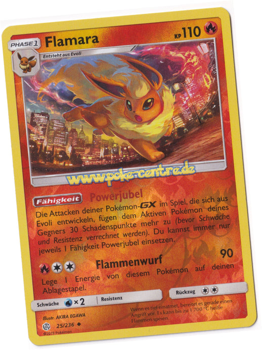 Flamara 25/236 Uncommon Reverse Holo - Welten im Wandel Deutsch