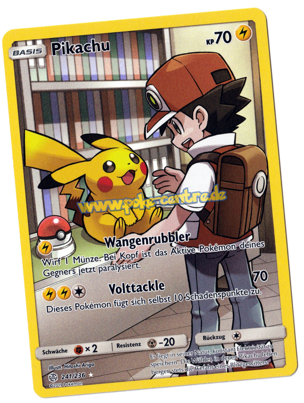 Pikachu 241/236 Secret Rare - Welten im Wandel Deutsch