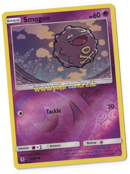 Smogon 28/68 Common Reverse Holo - Verborgenes Schicksal Deutsch