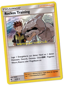 Rockos Training 55/68 Rare Holo - Verborgenes Schicksal Deutsch