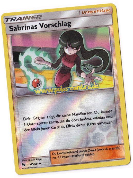 Sabrinas Vorschlag 65/68 Uncommon Reverse Holo - Verborgenes Schicksal Deutsch