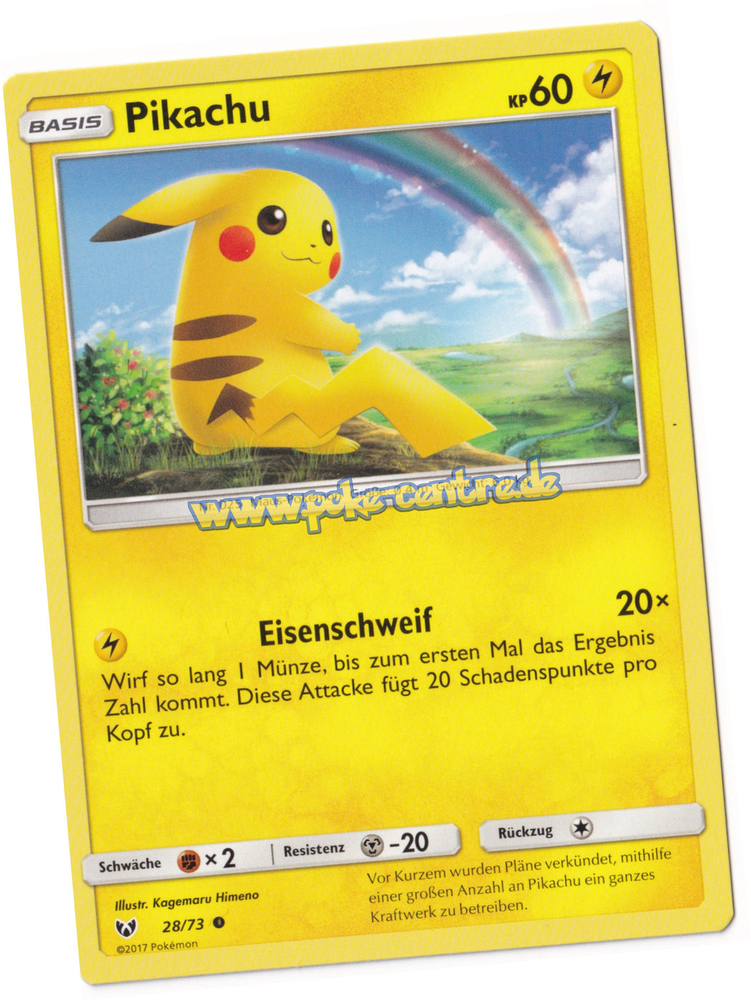 Pikachu 28/73 Common - Schimmernde Legenden Deutsch