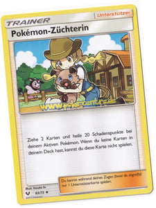Pokémon-Züchterin 63/73 Uncommon - Schimmernde Legenden Deutsch