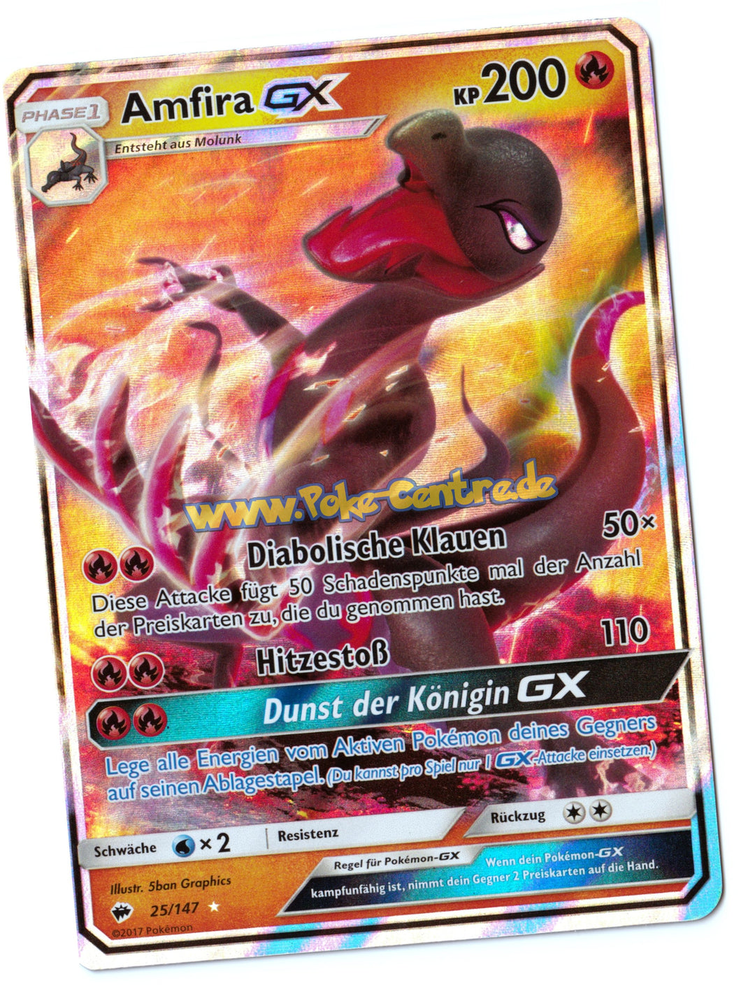 Amfira GX 25/147 Fullart - Nacht in Flammen Deutsch