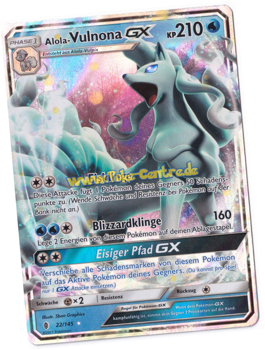 Alola-Vulnona GX 22/145 Fullart - Stunde der Wächter Deutsch