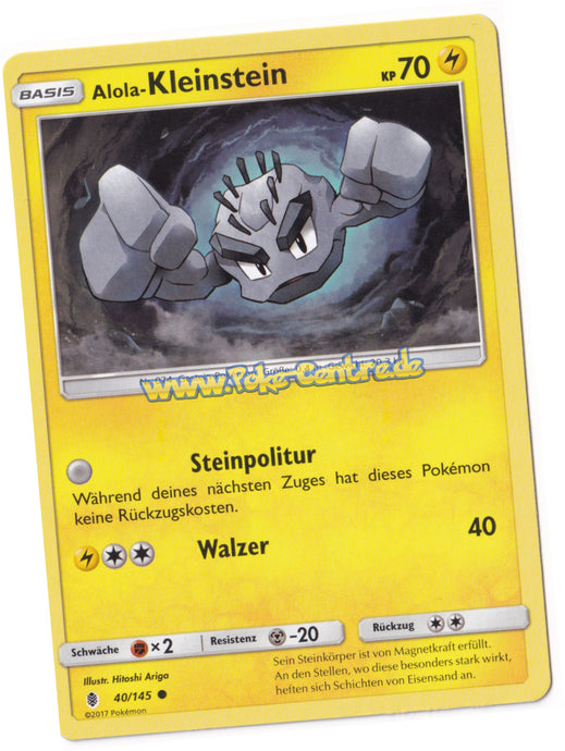 Alola-Kleinstein 40/145 Common - Stunde der Wächter Deutsch