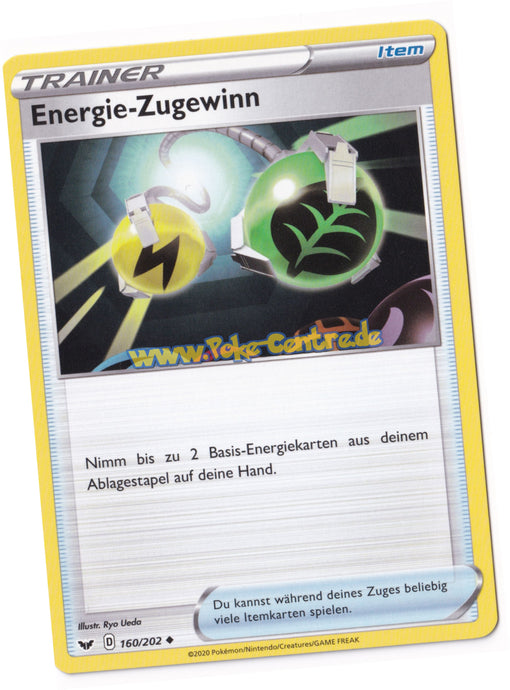 Energie-Zugewinn 160/202 Uncommon - Schwert & Schild Deutsch
