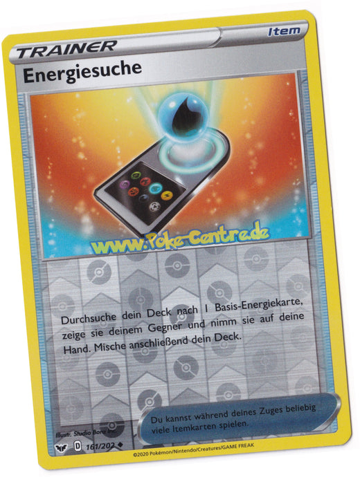 Energiesuche 161/202 Uncommon Reverse Holo - Schwert & Schild Deutsch