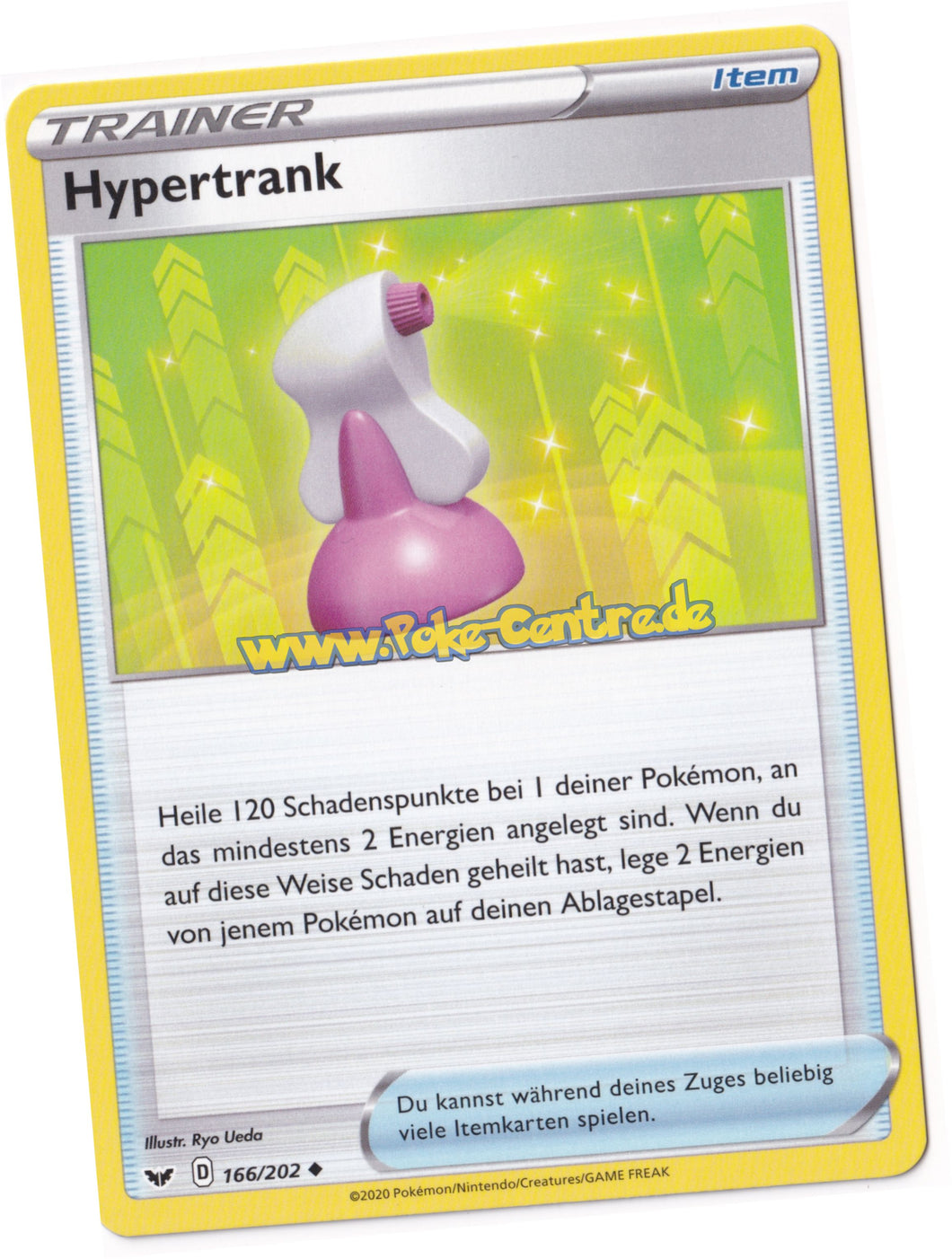 Hypertrank 166/202 Uncommon - Schwert & Schild Deutsch