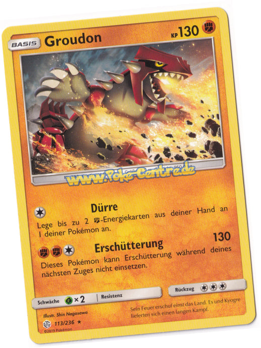 Groudon 113/236 Rare - Welten im Wandel Deutsch