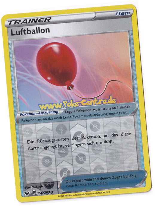 Luftballon 156/202 Uncommon Reverse Holo - Schwert & Schild Deutsch