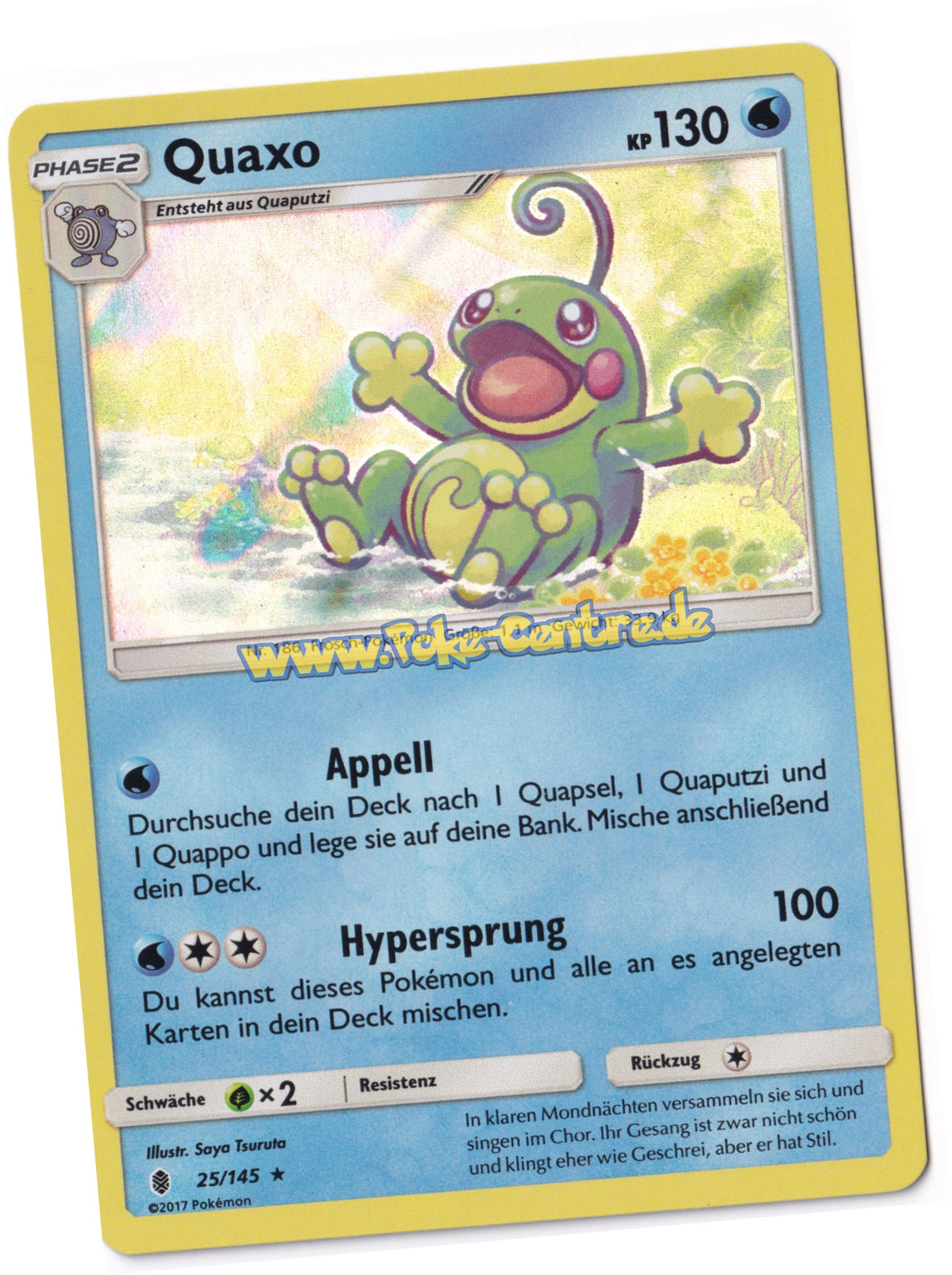 Quaxo 25/145 Rare Holo - Stunde der Wächter Deutsch