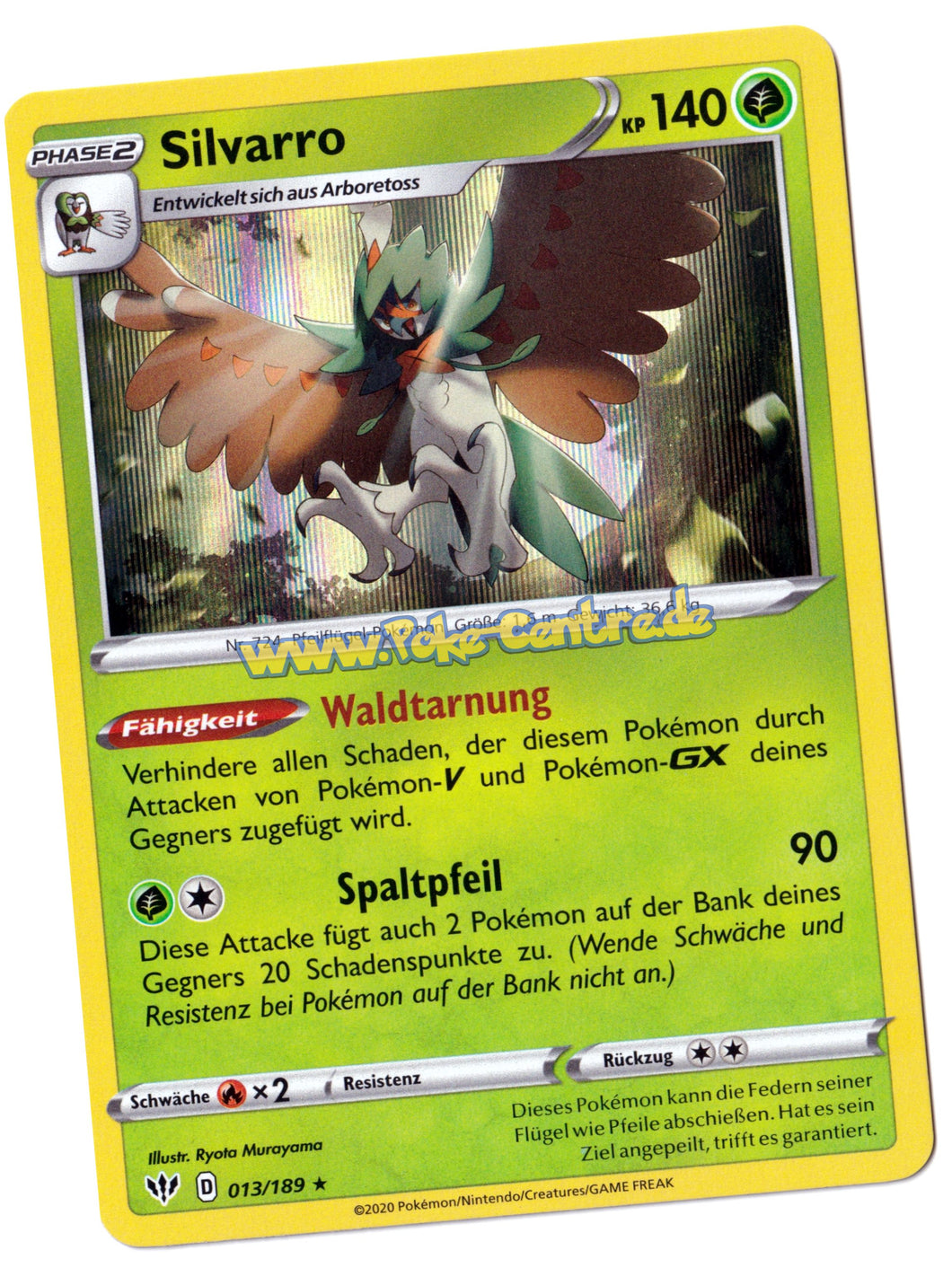 Silvarro 013/189 Rare Holo - Flammende Finsternis Deutsch