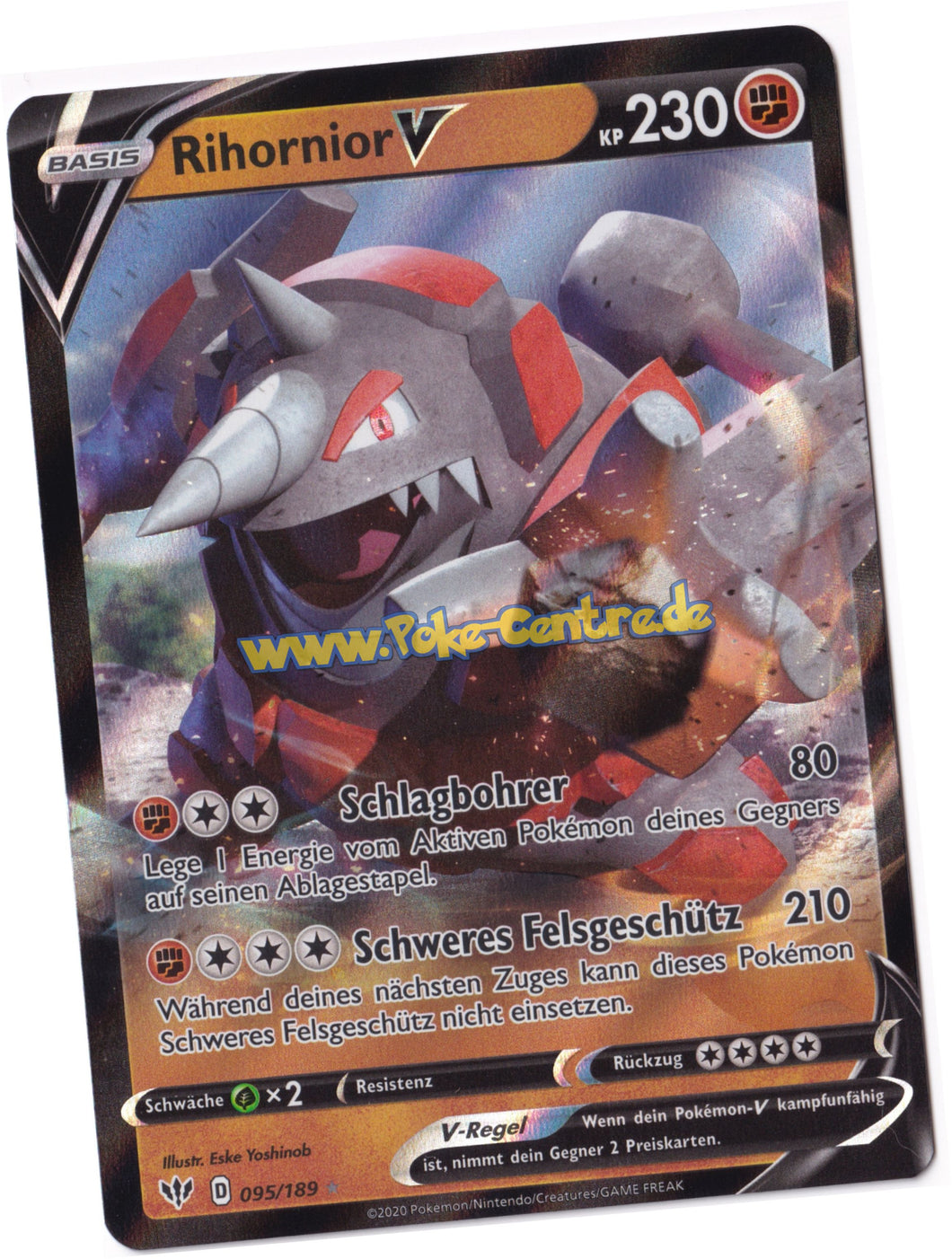 Rihornior V 095/189 Fullart - Flammende Finsternis Deutsch