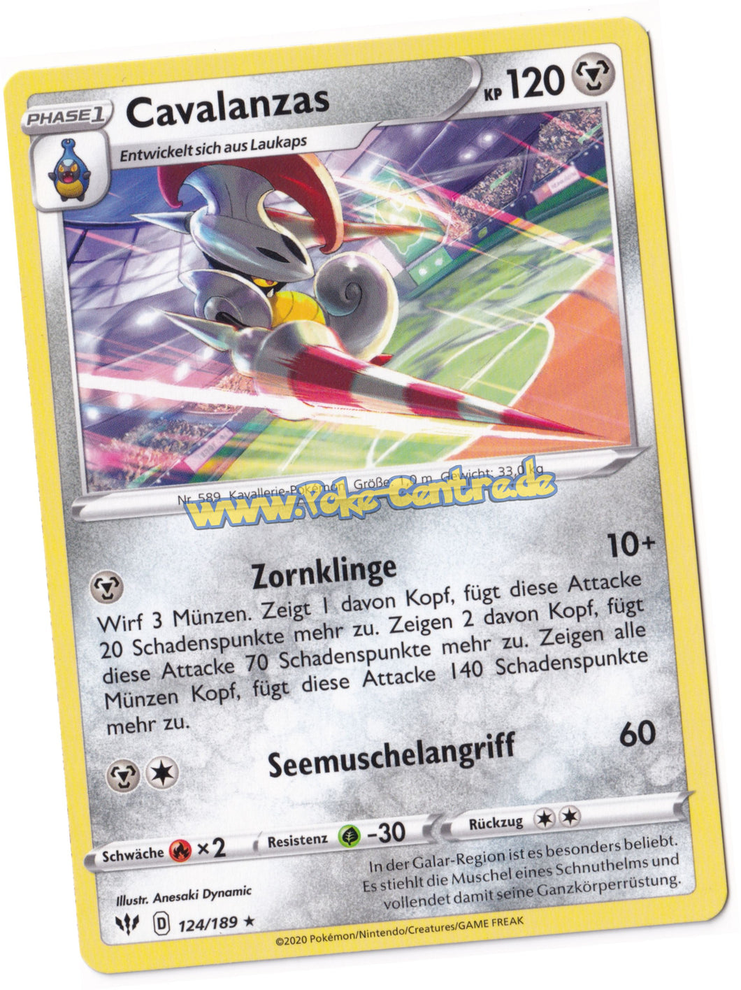 Cavalanzas 124/189 Rare - Flammende Finsternis Deutsch