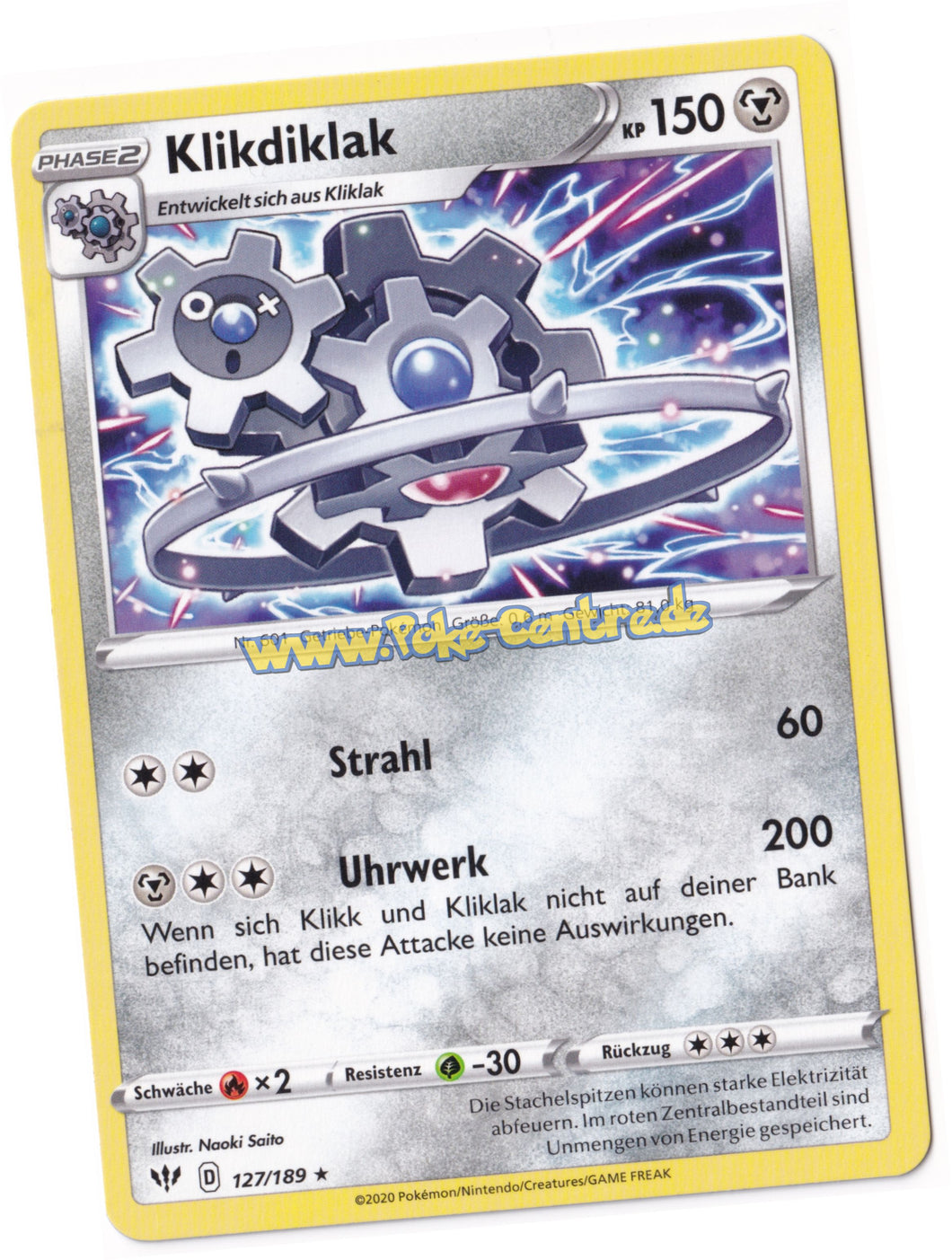 Klikdiklak 127/189 Rare - Flammende Finsternis Deutsch