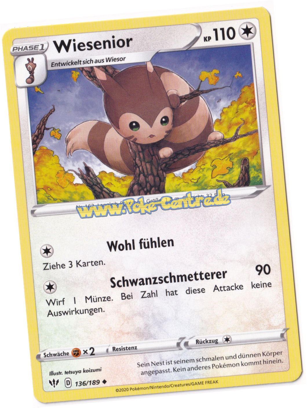 Wiesenior 136/189 Uncommon - Flammende Finsternis Deutsch
