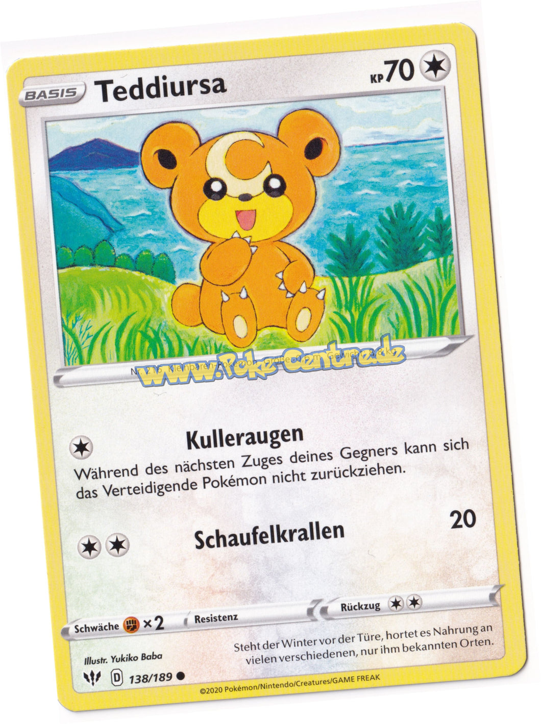 Teddiursa 138/189 Common - Flammende Finsternis Deutsch