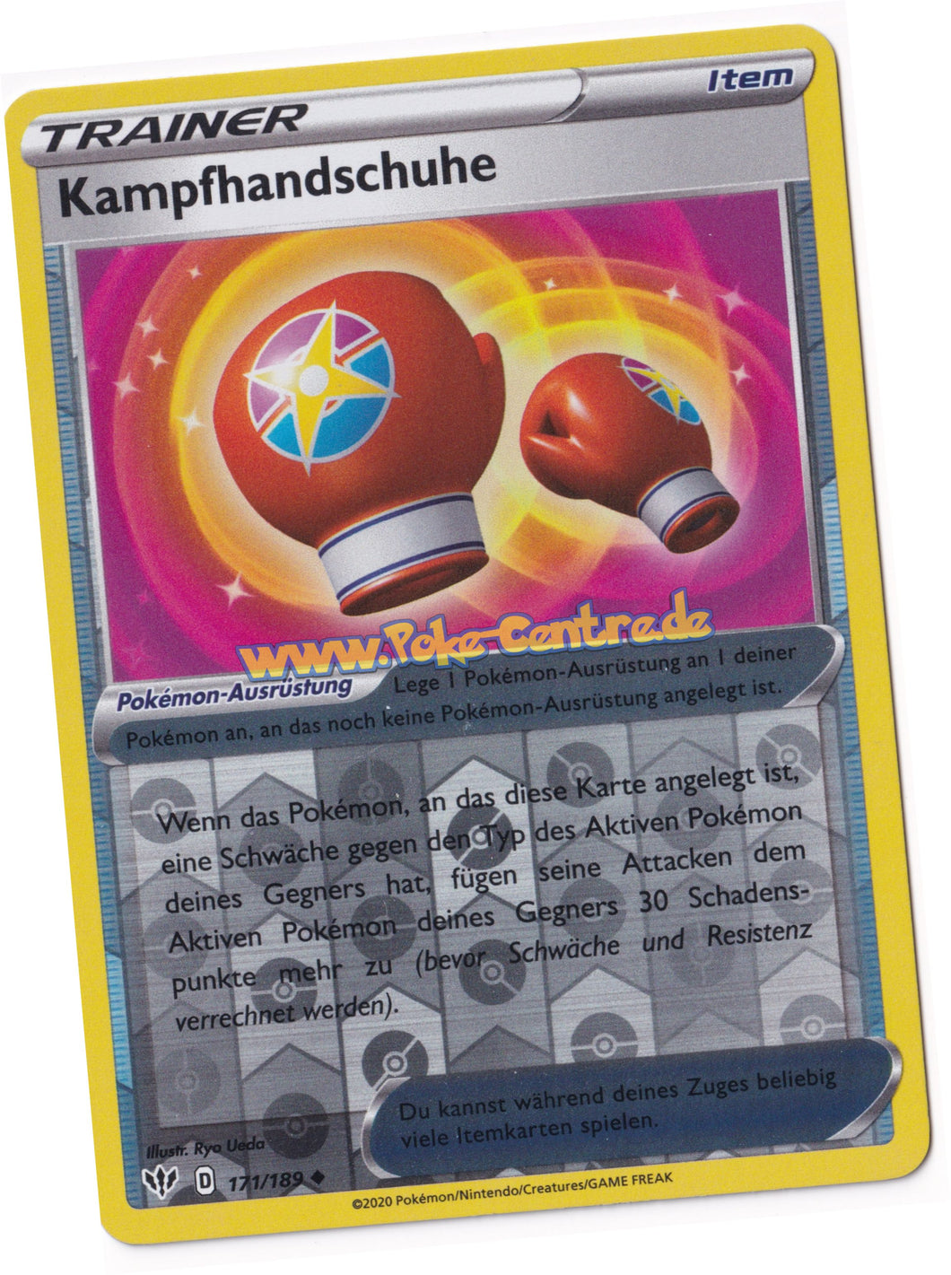 Kampfhandschuhe 171/189 Uncommon Reverse Holo - Flammende Finsternis Deutsch