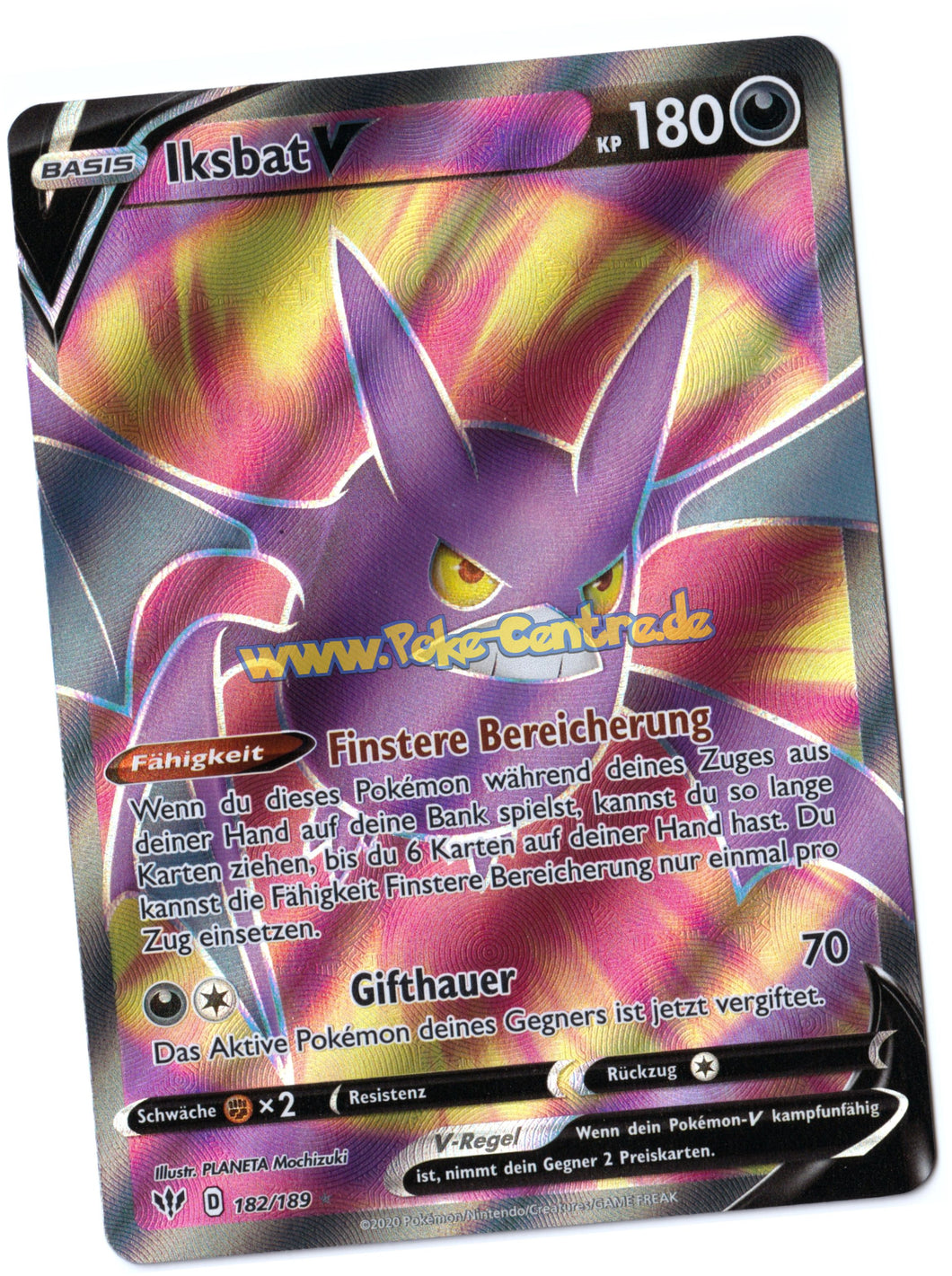Iksbat V 182/189 Ultra Rare - Flammende Finsternis Deutsch