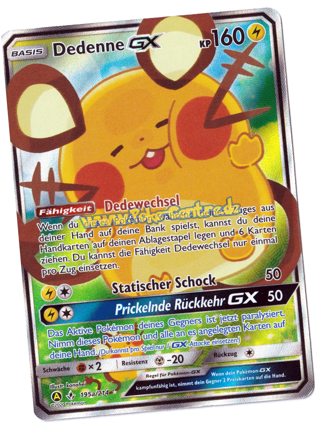 Dedenne GX 195a/214 Ultra Rare - Promo Deutsch