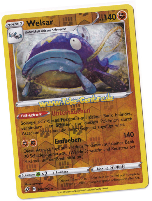 Welsar 100/192 Rare Reverse Holo - Clash der Rebellen Deutsch